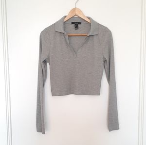 Long Sleeve Crop Top